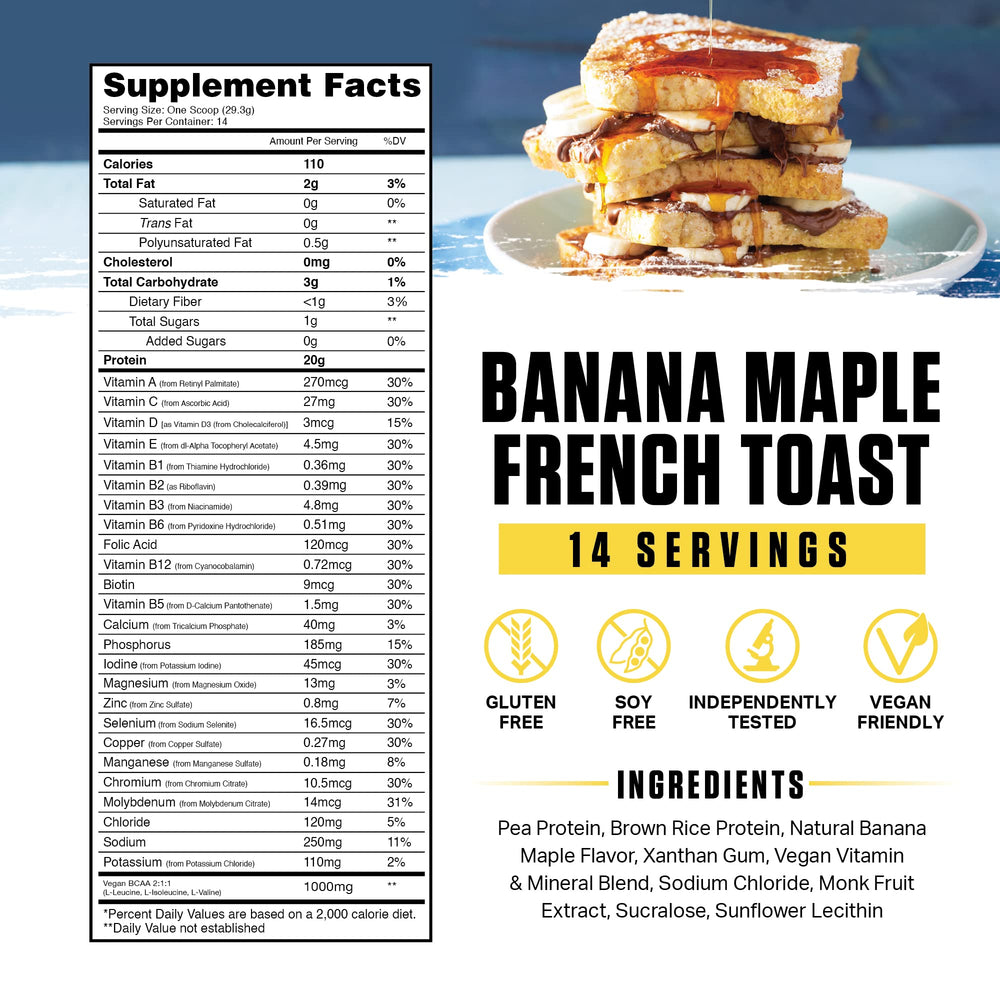 Ambrosia Planta Banana Maple shake glass showing smooth texture and flavor