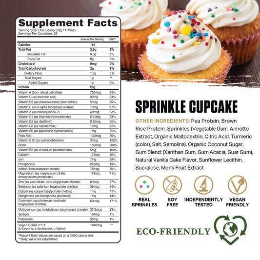 Ambrosia Planta bottle label shows no-added-sugar, dairy-free nutrition