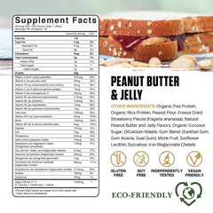 Ambrosia Planta scoop on open lid, convenient serving for easy shakes.
