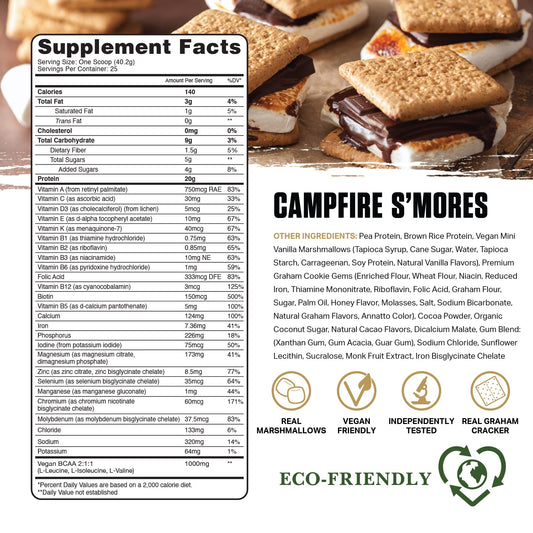 Ambrosia Planta tub label highlights dairy-free, no added sugar nutrition.