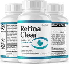 AMACARE Retina Clear gift-pack three-month supply for steady eye care.