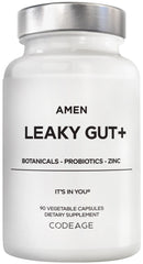 Amen Leaky Gut capsules in bottle for daily gut support