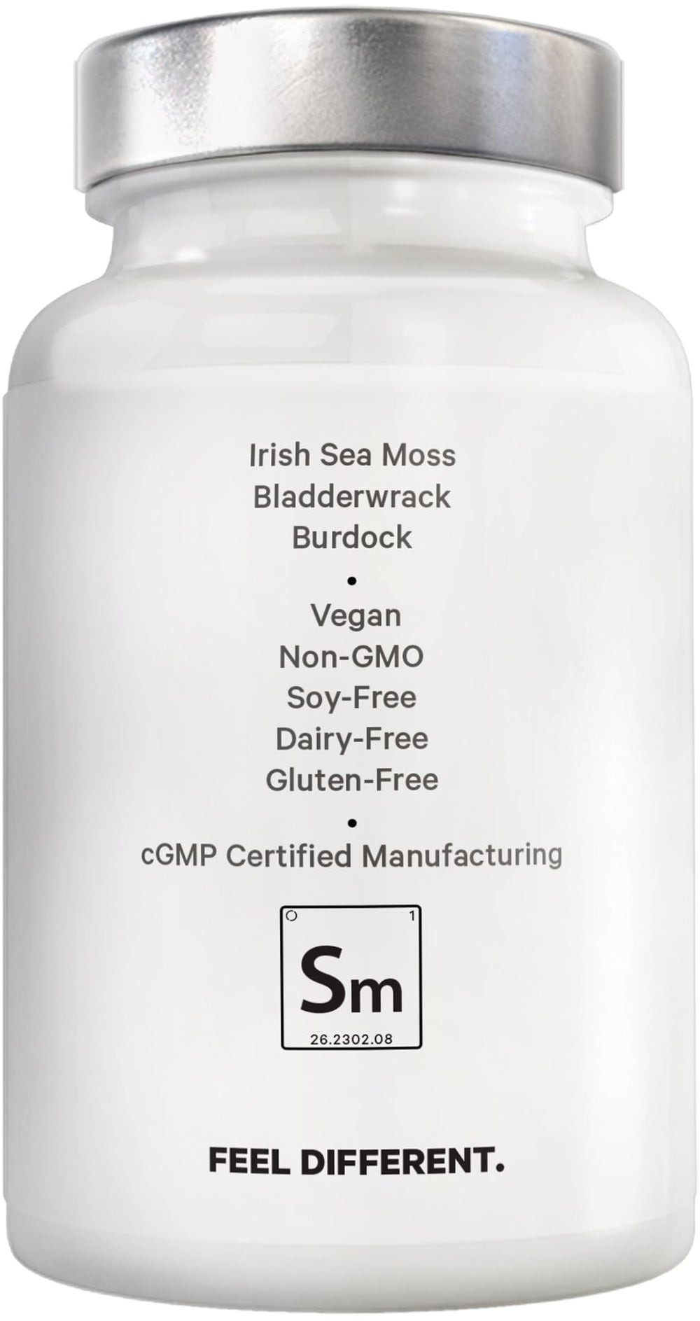 Amen Sea Moss manufactured in the USA in a cGMP facility.
