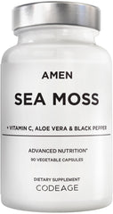 Amen Sea Moss supplement bottle for everyday wellness on the go.
