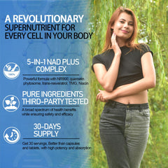 AMENQ hHEALTH NAD 2ml dose dropper for convenient daily intake.