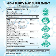AMENQ hHEALTH NAD pineapple flavor ready to boost focus and vitality.