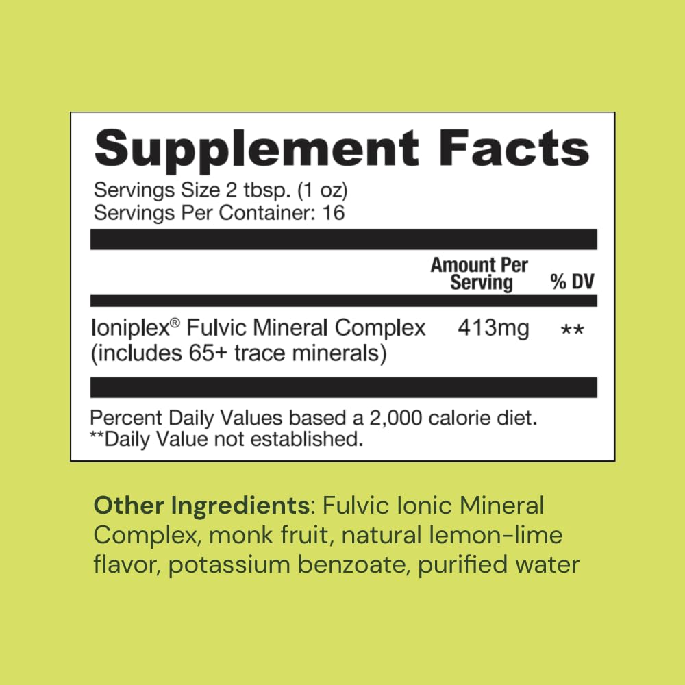Ameo Life Fulvic Acid & Mineral Complex pours into a glass for daily use