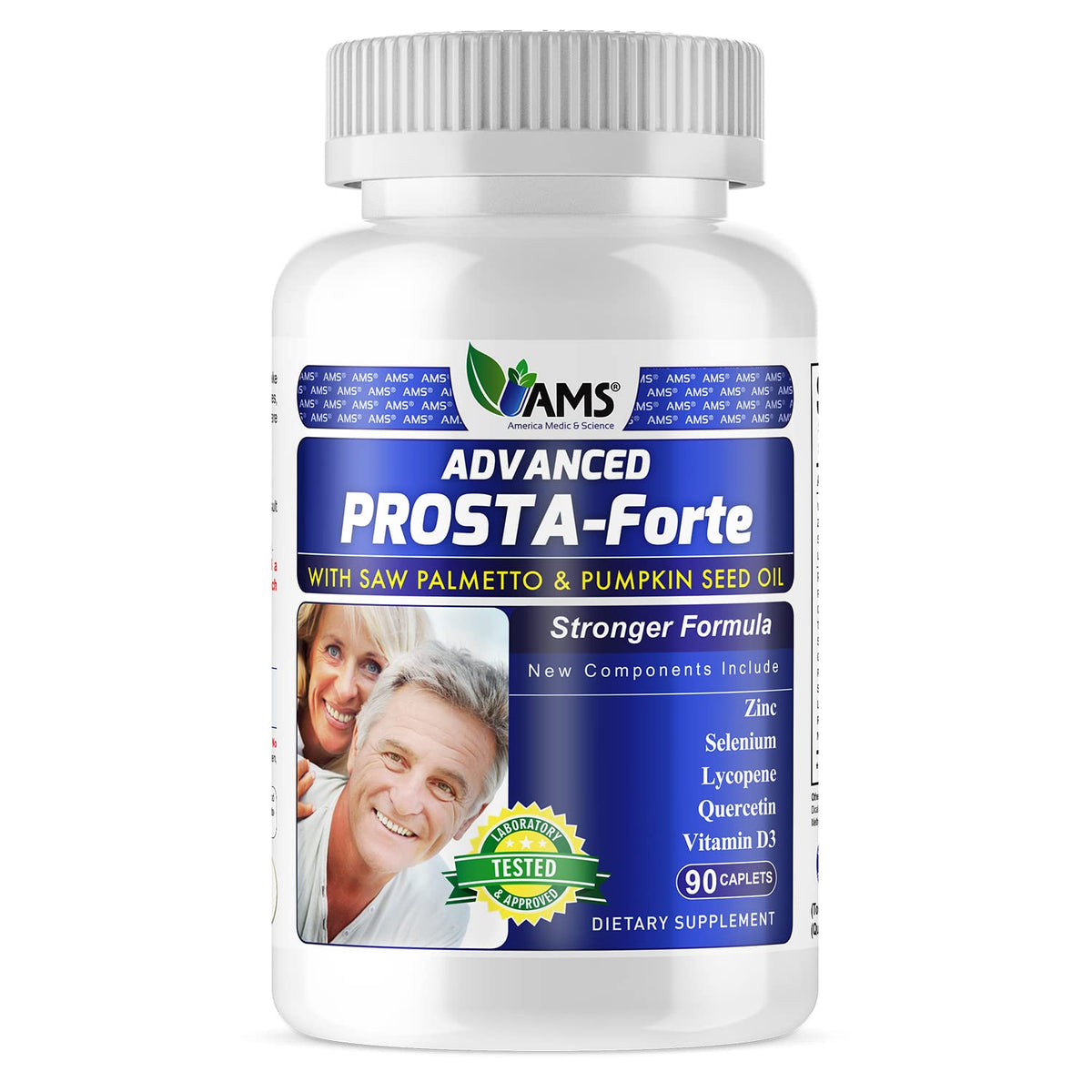 America Medic & Science Advanced Prosta-Forte bottle for daily prostate support.