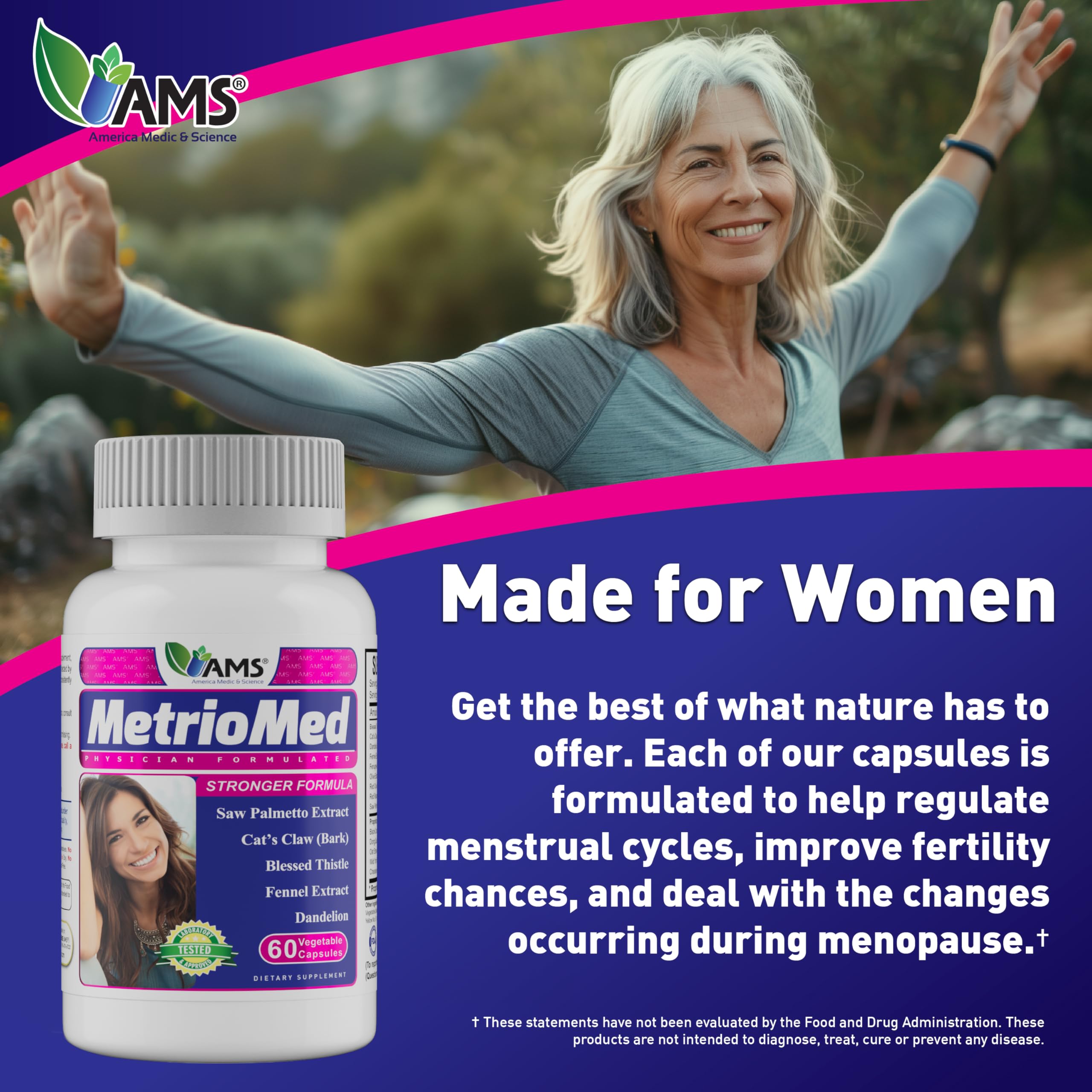 MetrioMed capsules ready for daily fertility support