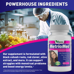 MetrioMed wellness scene shows a woman seeking balance