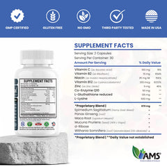 Vitamin blend imagery featuring vitamins C, B12, and zinc for well being