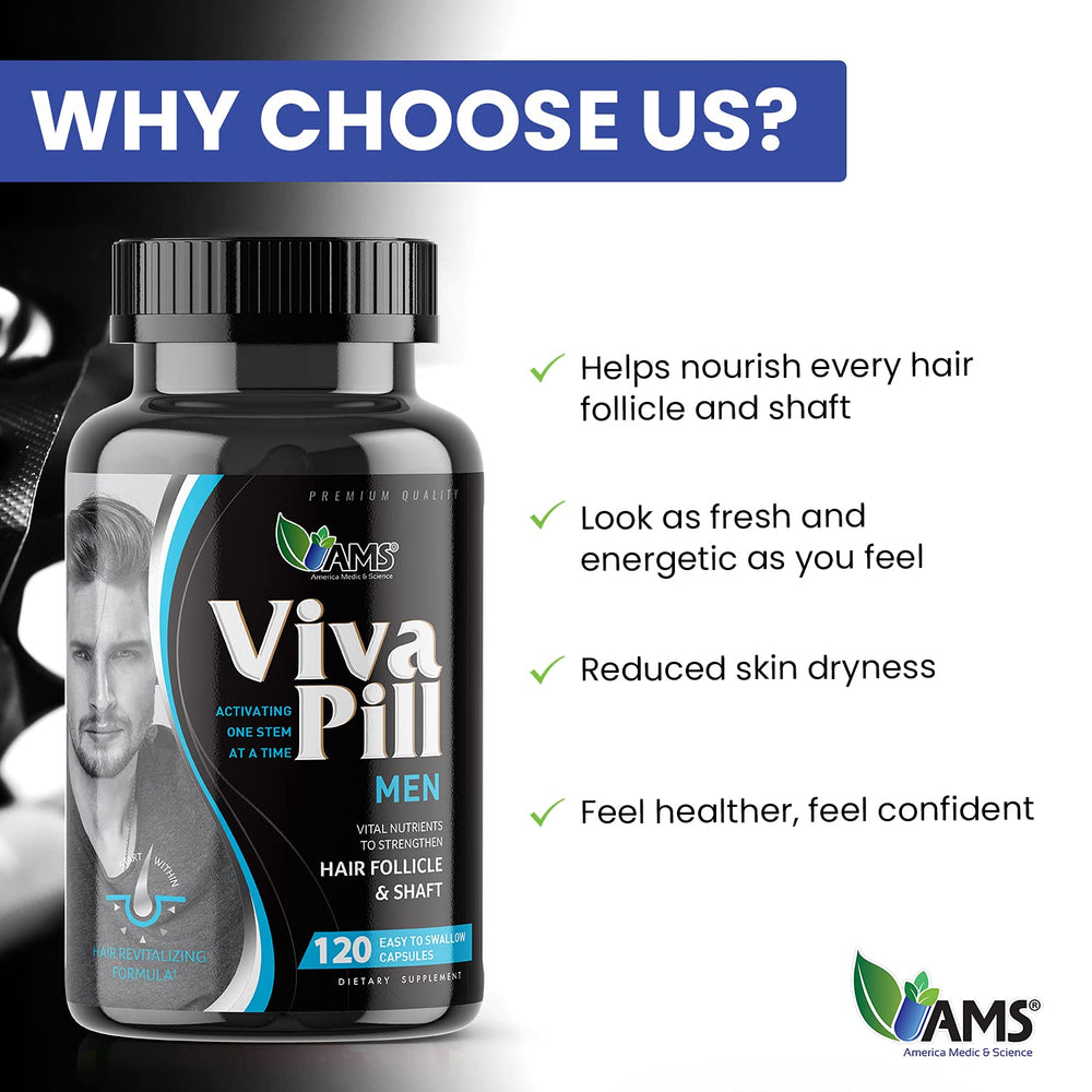 Nails and skin glow visual after using VivaPill Men