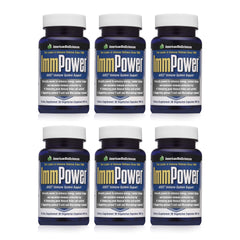 American BioSciences ImmPower AHCC bottle with label signaling enhanced immune support.