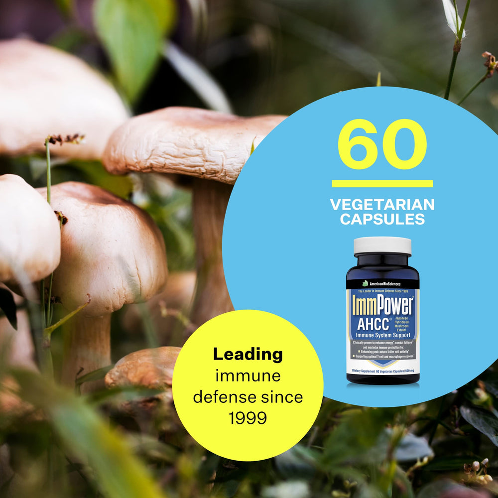 American BioSciences ImmPower capsules pile demonstrates veggie format for immune support