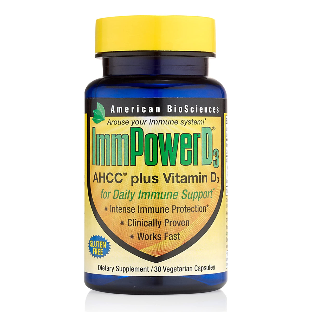 American BioSciences ImmpowerD3 bottle front signals immune support.
