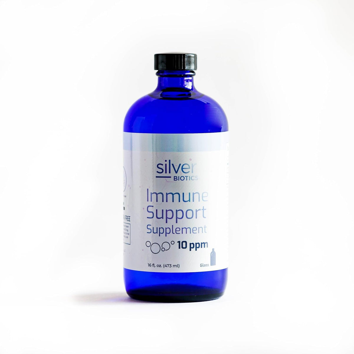 American Biotech Labs SilverBiotics bottle for daily immune support.