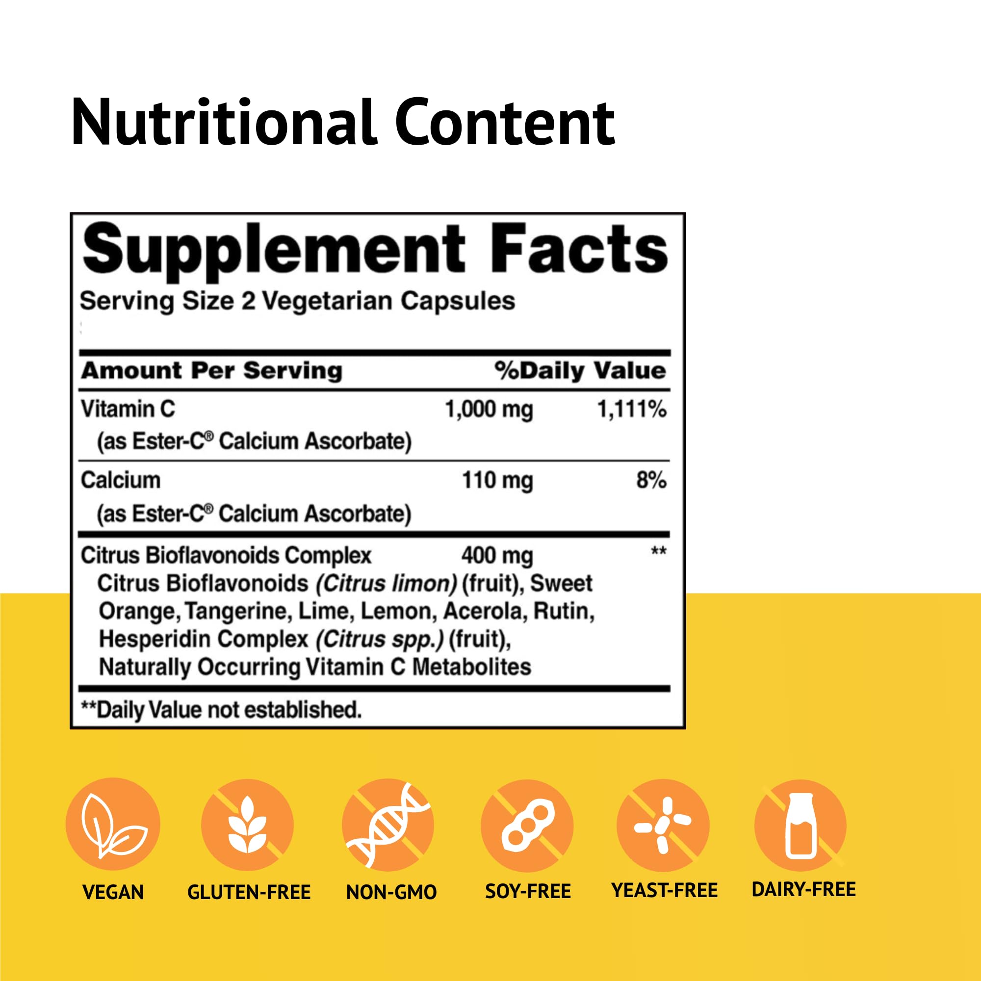 American Health Ester-C capsules show gentle-on-stomach formula and easy absorption.