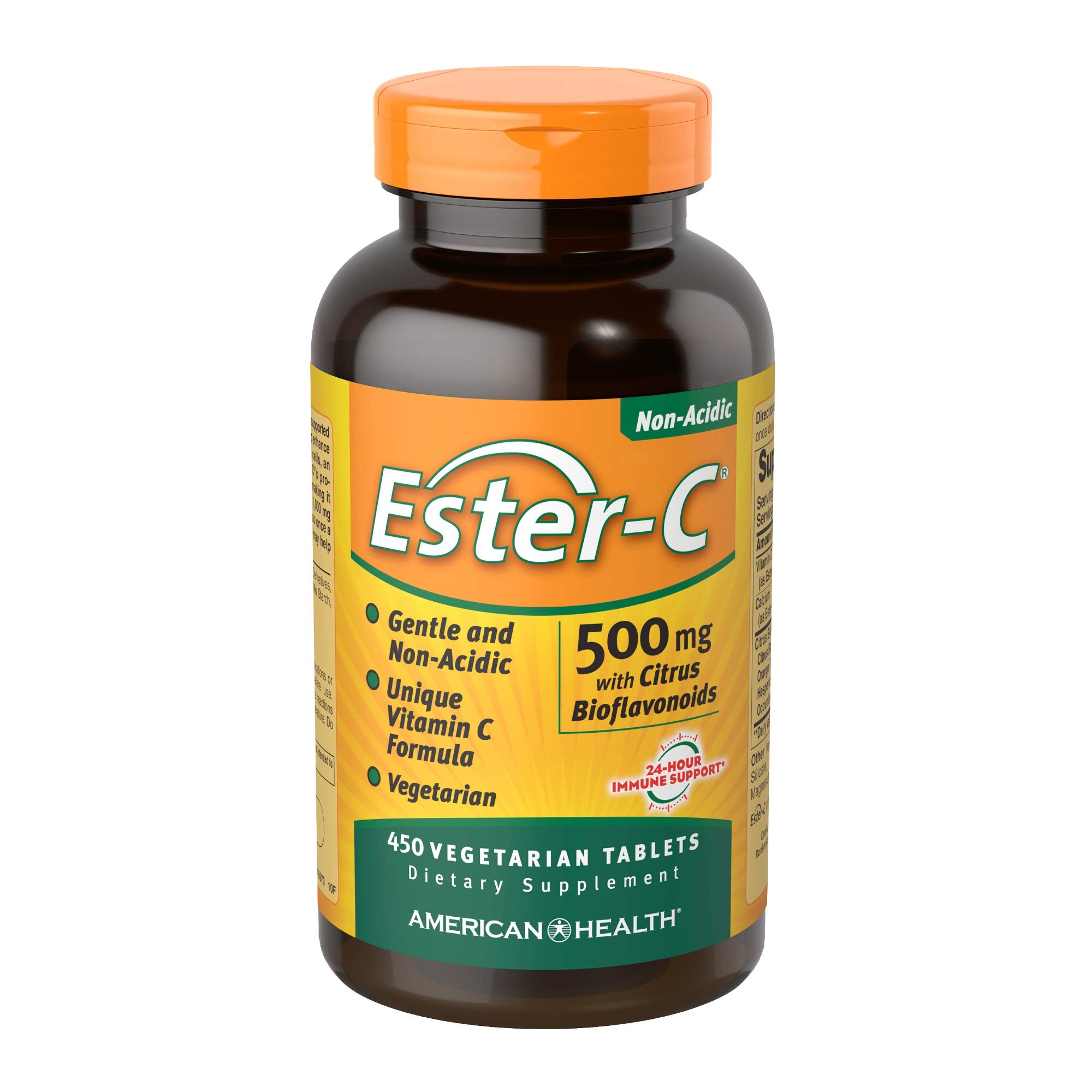 American Health Ester-C bottle front view for daily vitamin C routine.