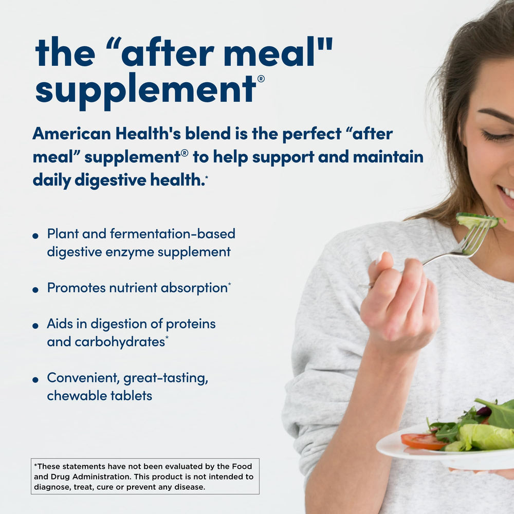 American Health Papaya Enzyme non-GMO vegan formula