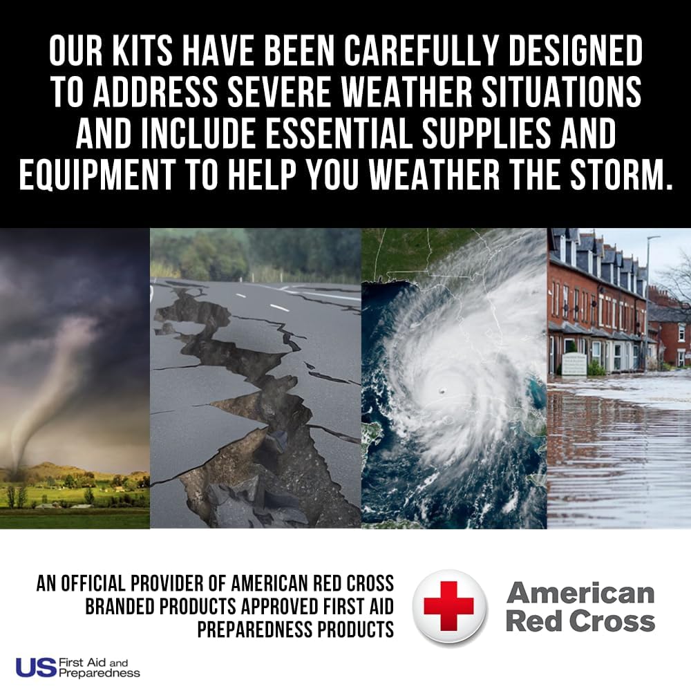 American Red Cross Deluxe Auto First Aid Kit blanket for warmth during emergencies