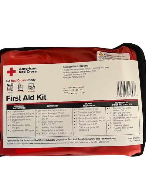 American Red Cross kit instant cold compress provides soothing relief for sprains and bumps.