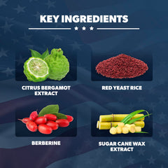 American Vitality Liberty Heart berberine powder close-up supports cardiovascular balance.