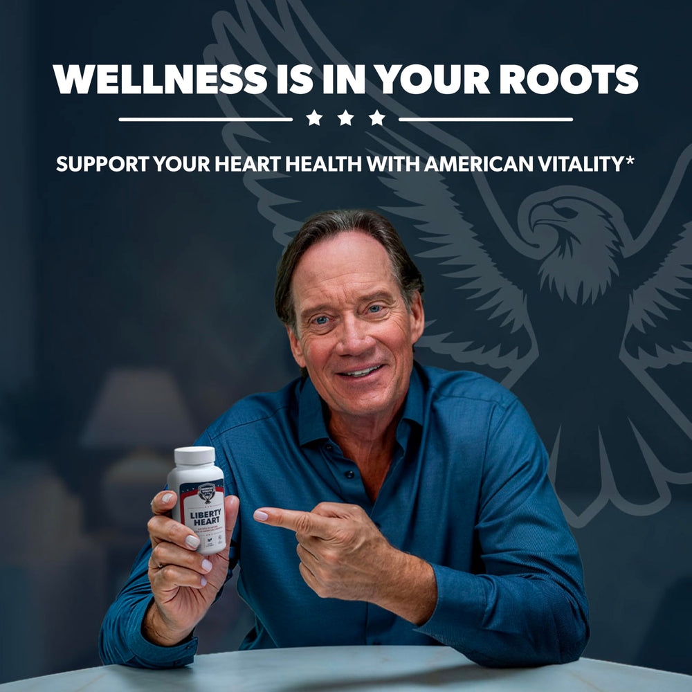 American Vitality Liberty Heart red yeast rice powder close-up for lipid metabolism support.