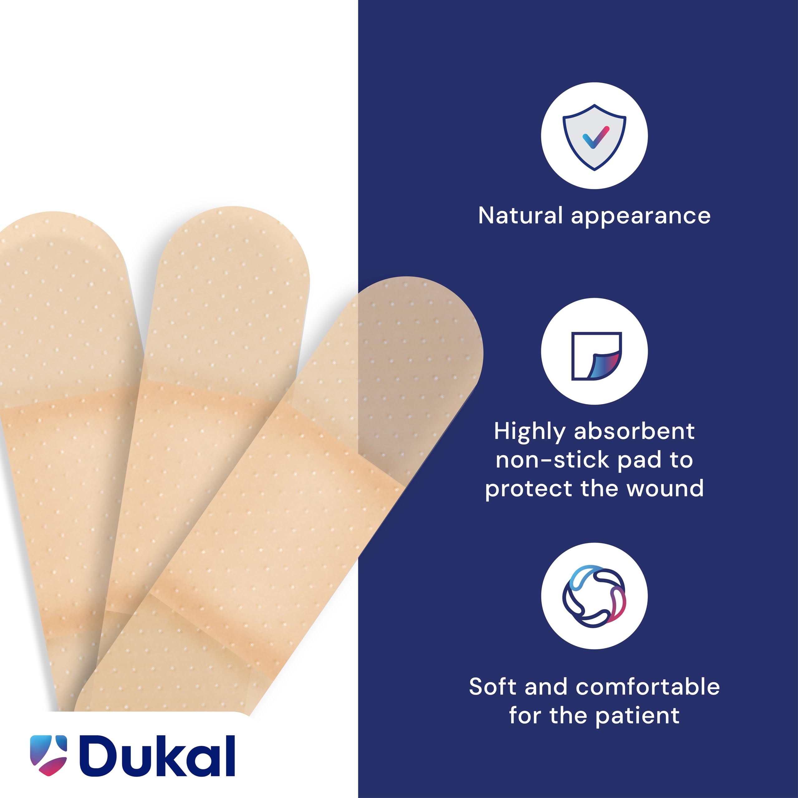 American White Cross strip with non-stick pad protects wound area