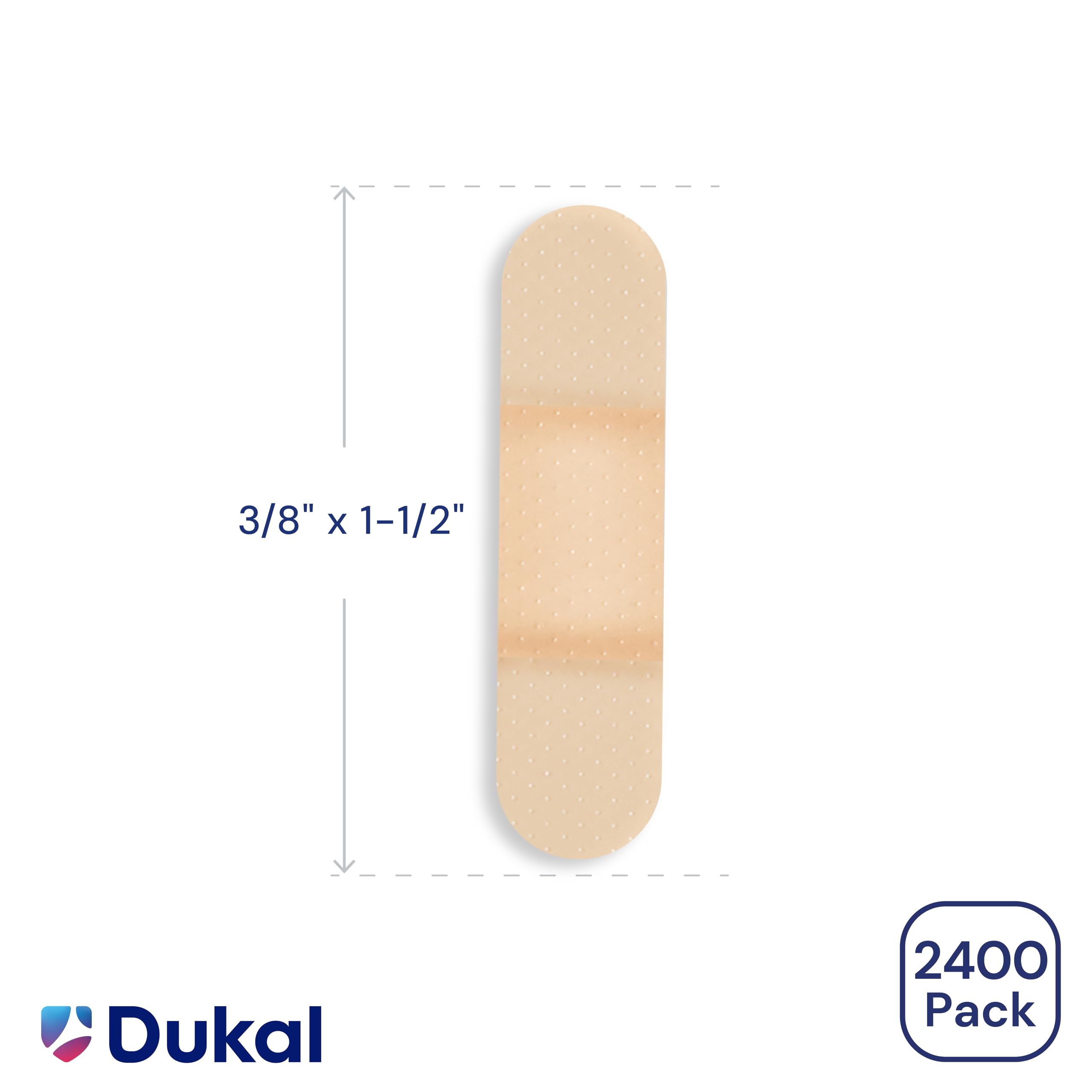 American White Cross strip appears transparent on skin for discreet wear
