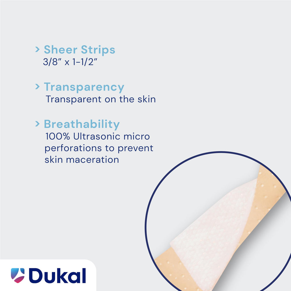 American White Cross strips feature ultrasonic perforations for breathability