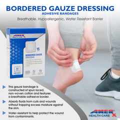 AMERIGEL Total First Aid Bundle packaging shows portable wound care kit for home or travel.