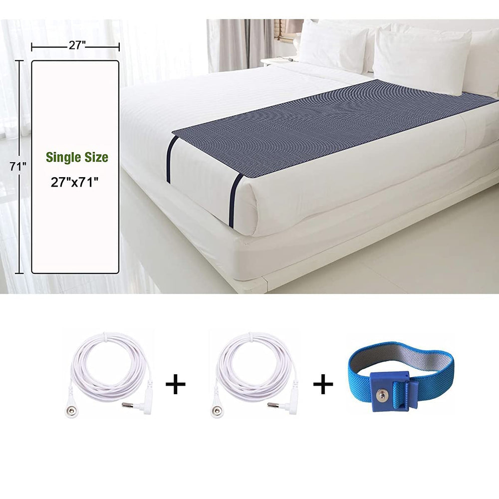 Amerthing 15-foot grounding cable connected for reliable earth grounding