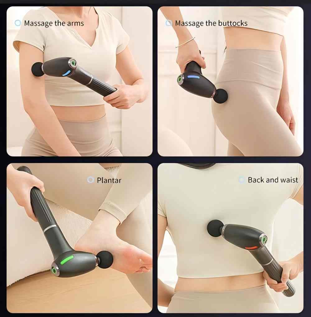 Amervie back and shoulder massage with versatile attachments.