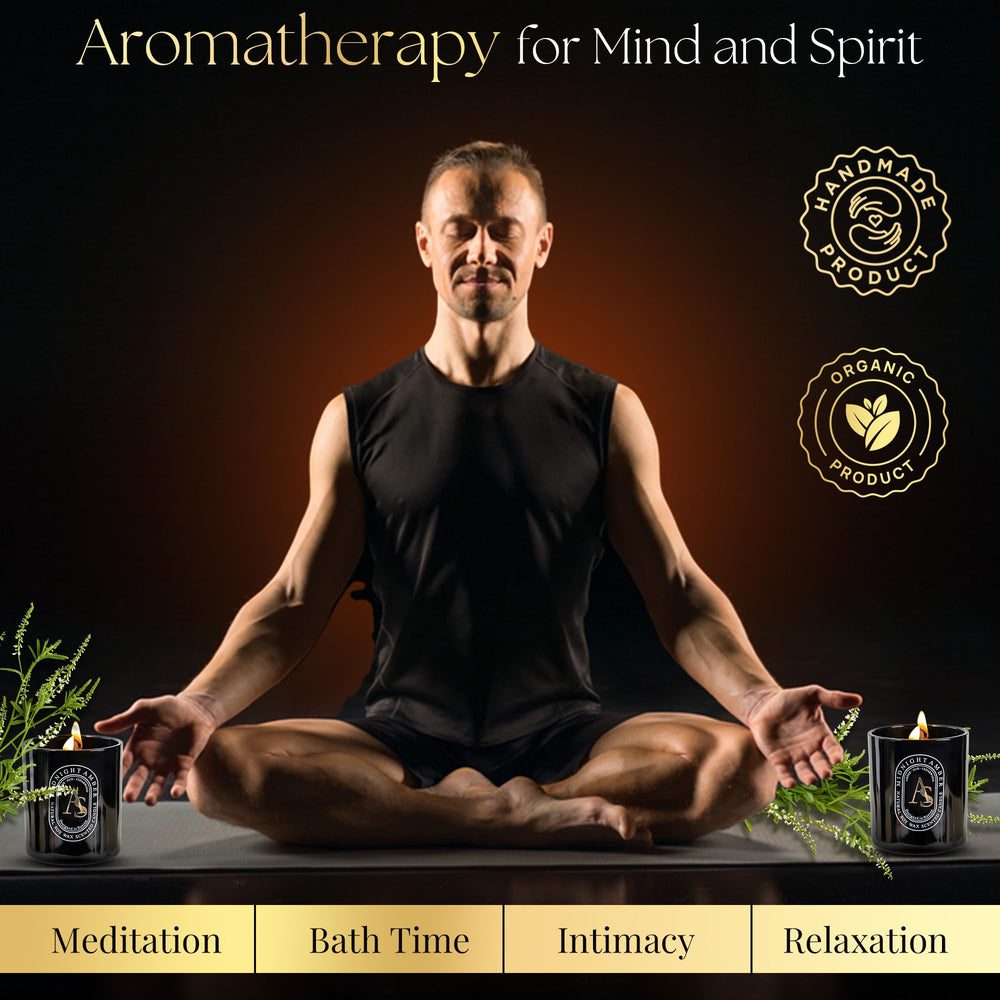 Ames Soeurs Amber Oud candle aids energy cleansing during tarot or spiritual rituals.