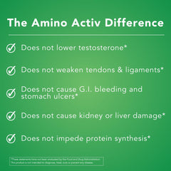 Amino Activ athlete-use scene illustrates on-the-go support after workouts