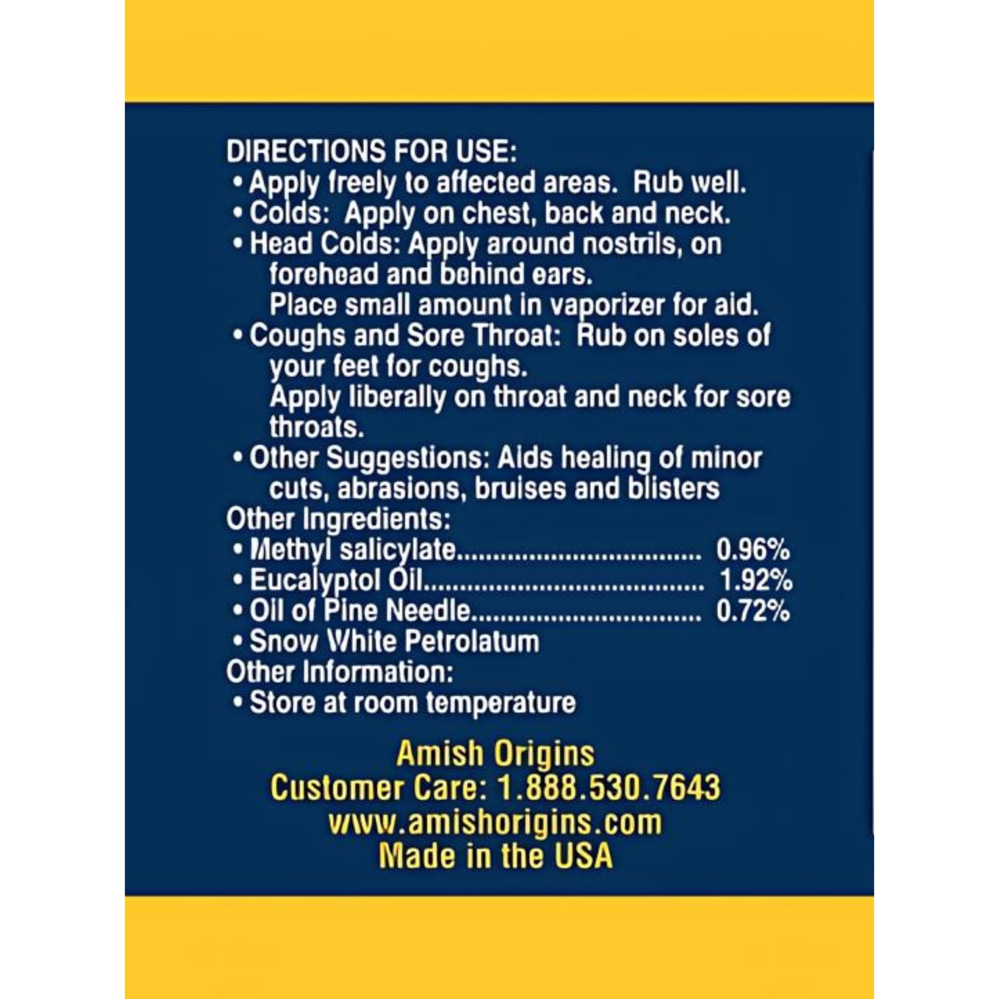 Amish Origins deep-penetrating formula highlighting effective penetration.