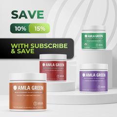 Serving a hot cup of Amla Green tea to start the day