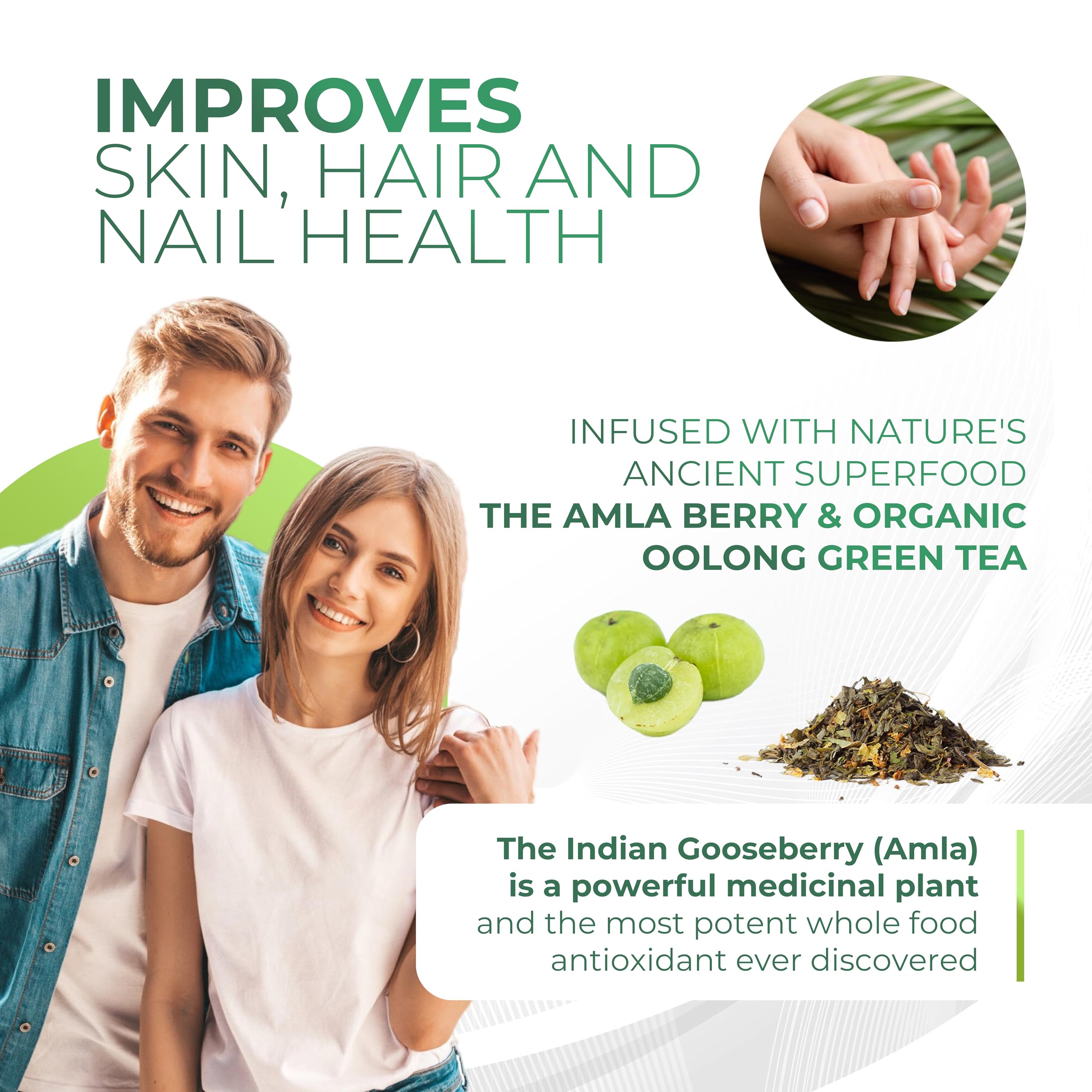Amla Green wild-harvested amla berries displayed for quality