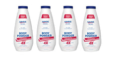 AMMENS Body Powder Original 4-pack box for all-day protection and freshness.