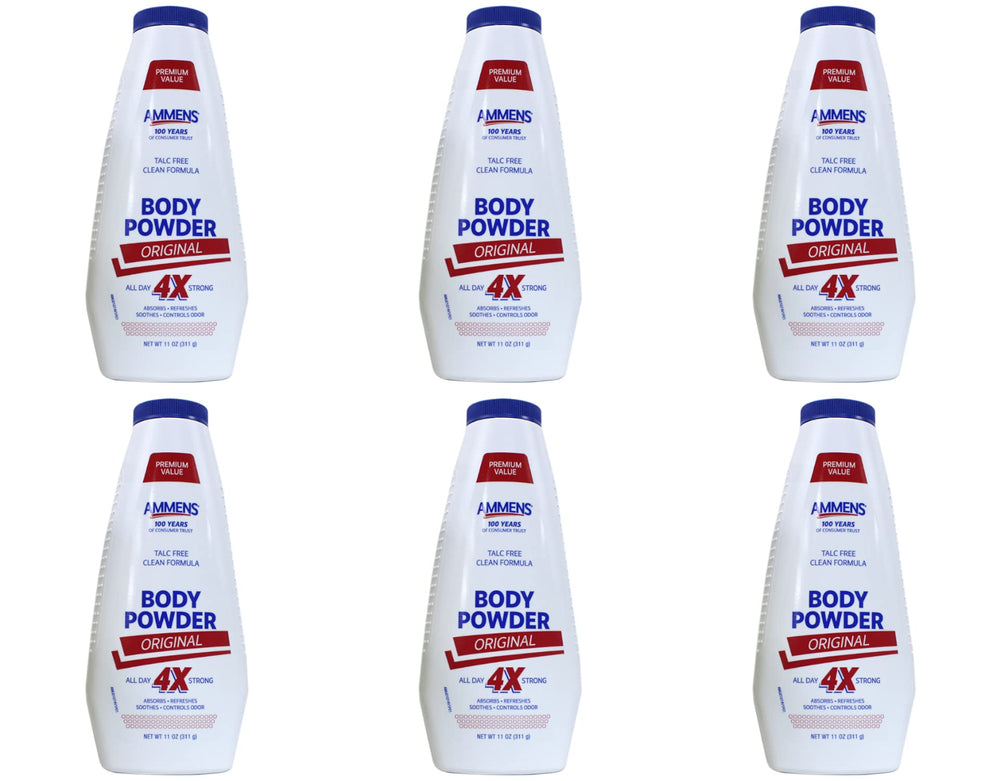 Ammens Original talc-free powder bottle for all-day dryness and comfort.
