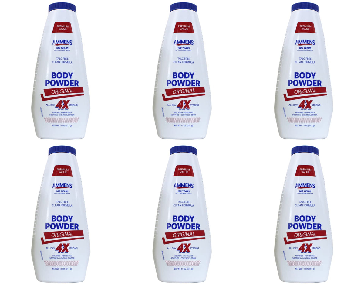 Ammens Original talc-free powder bottle for all-day dryness and comfort.