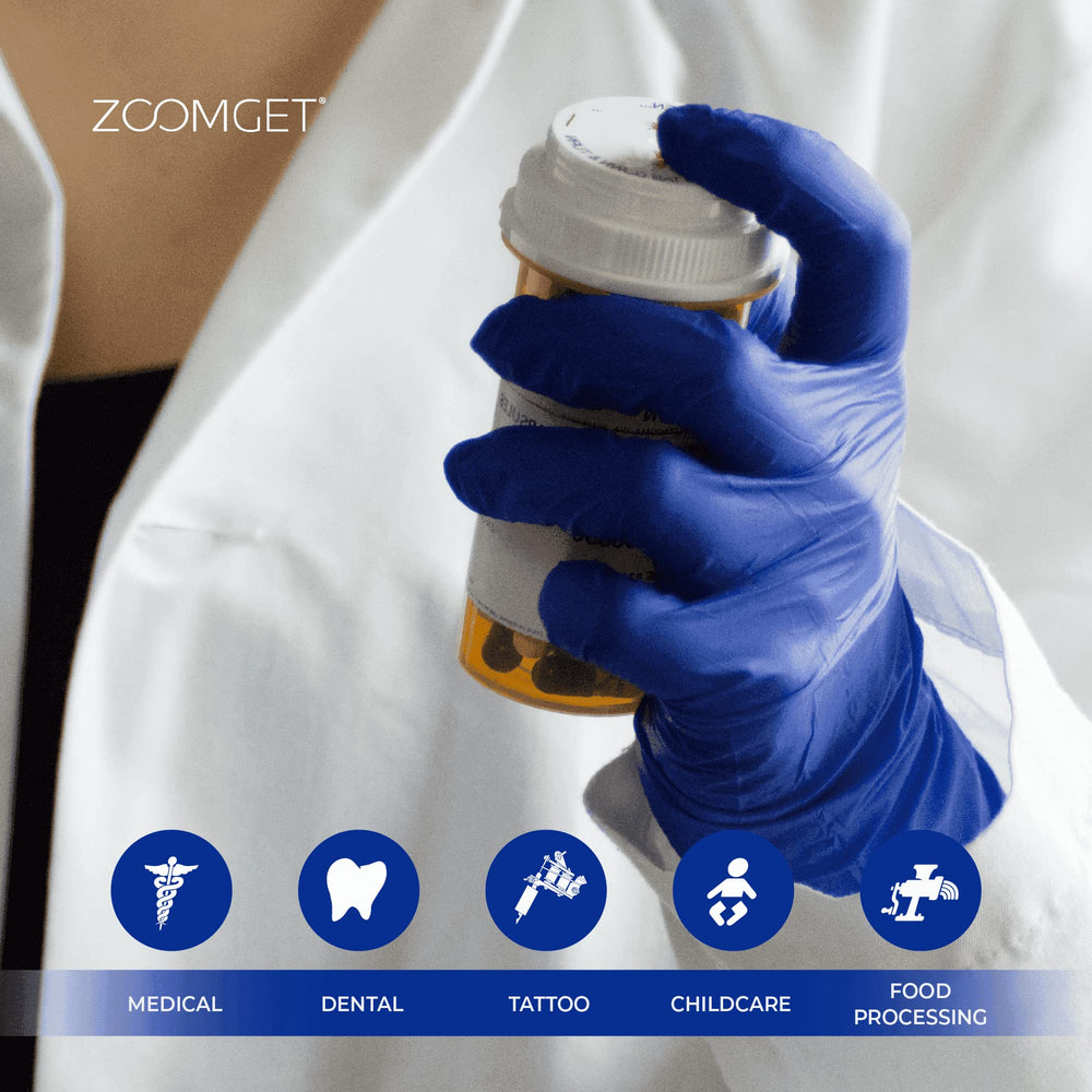 AMMEX Indigo nitrile gloves powder-free design for comfort