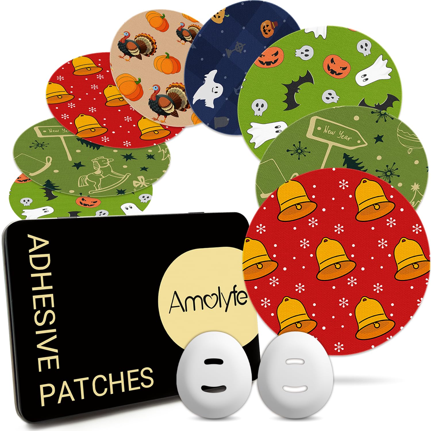 Amolyfe Dexcom G7 over patch provides waterproof and breathable coverage for all-day wear.