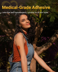 Amolyfe Dexcom G7 overpatch applies easily without leaving residue