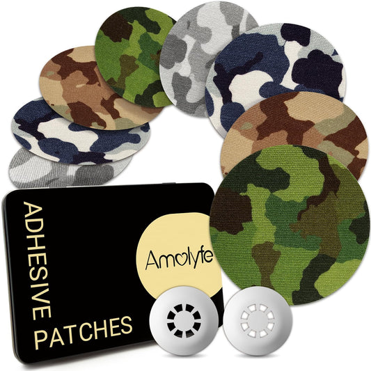 Amolyfe Libre 3 camo patches pack protects your sensor during daily activities.