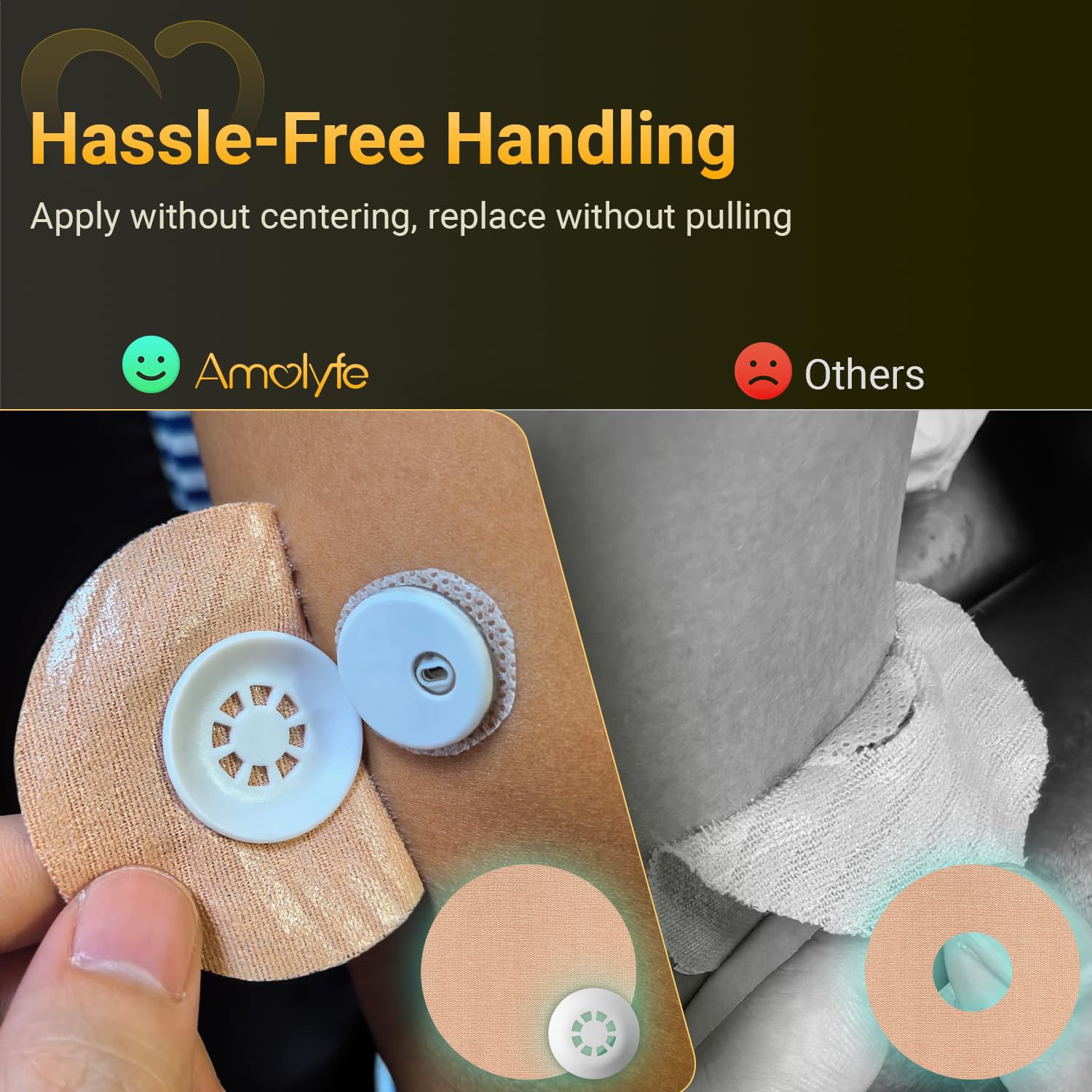 Amolyfe Libre 3 tin case keeps patches organized and portable.