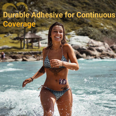 Amolyfe Omnipod overpatch 20-piece pack with five designs, great for gifting.