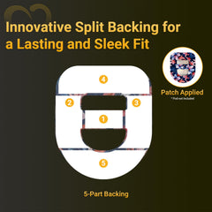 Amolyfe Omnipod overpatch with long-lasting adhesive for continuous protection.