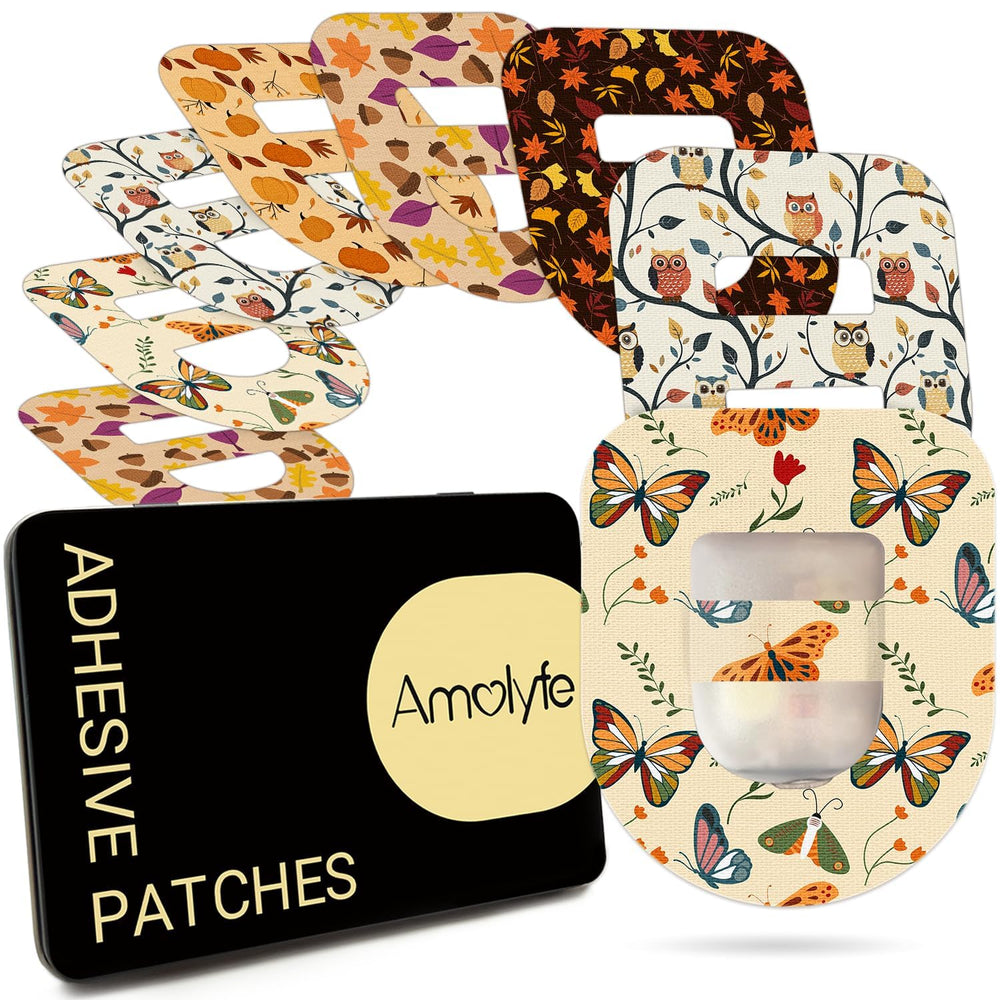 Amolyfe Omnipod overpatch with middle strap for secure wear during daily activities
