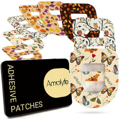 Amolyfe Omnipod overpatch with middle strap for secure wear during daily activities